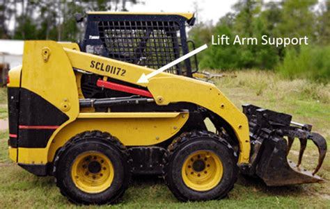 316d skid steer raising arms when machine doesent run|Raising Skidsteer Lift Arm Without Power.